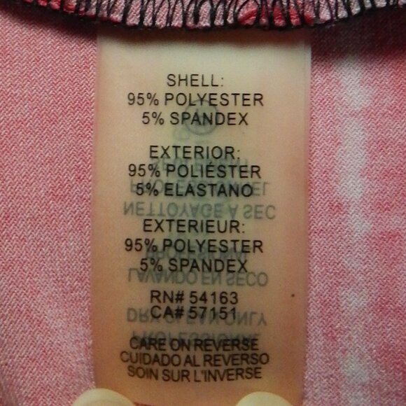 Calvin Klein Multicolored Pleated Neck Sleeveless Career Top Size Medium EUC - Picture 10 of 11